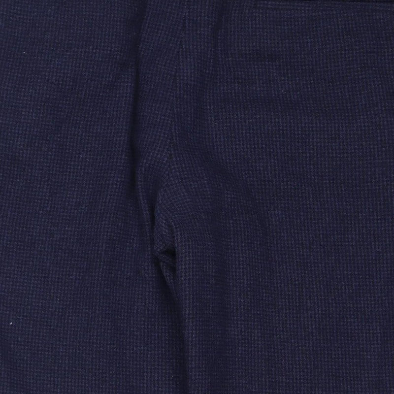 ASOS Women’s Navy Check Straight Trousers W32 L32