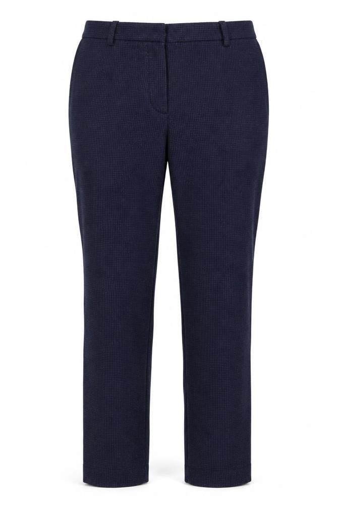 ASOS Women’s Navy Check Straight Trousers W32 L32