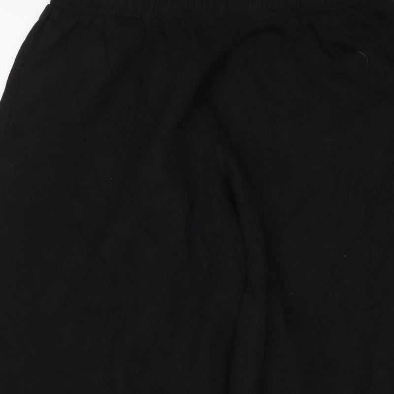 Zara Women's Black L Elastic Waist Jogger Track Pants