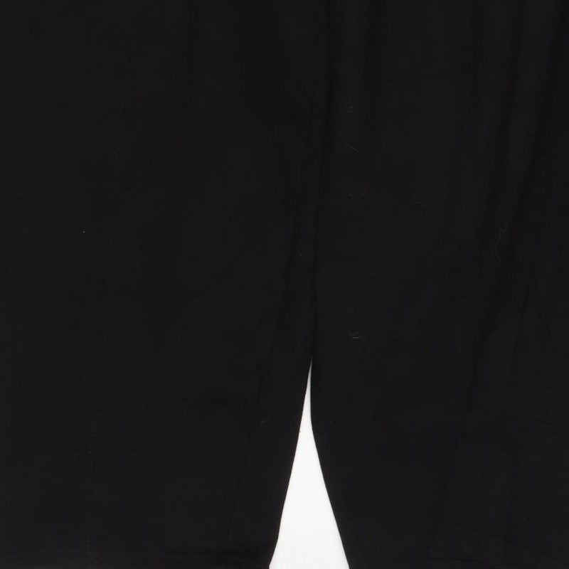 Zara Women's Black L Elastic Waist Jogger Track Pants
