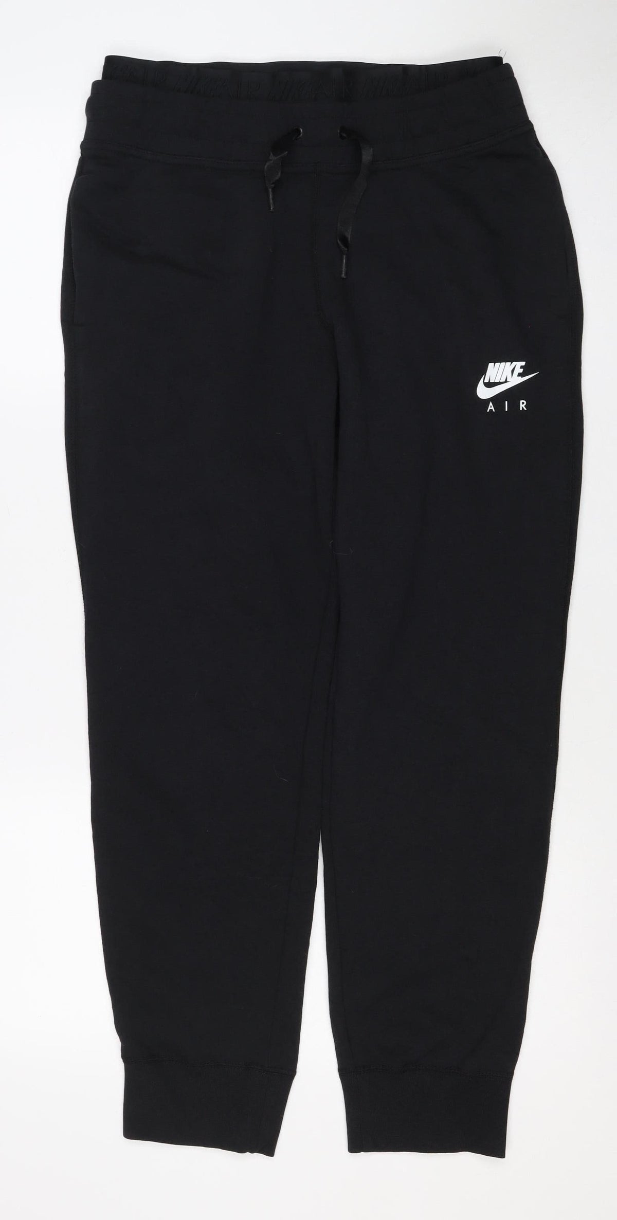Nike Women’s Black M Air Jogger Sweatpants Drawstring Tapered