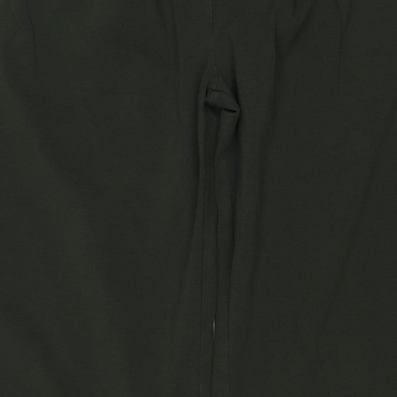 Saint + Sofia Women’s Green UK 10 Wide-Leg Stretch Trousers