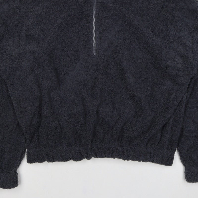 Urban Outfitters Women’s Black L Fleece Half Zip Pullover Sweatshirt