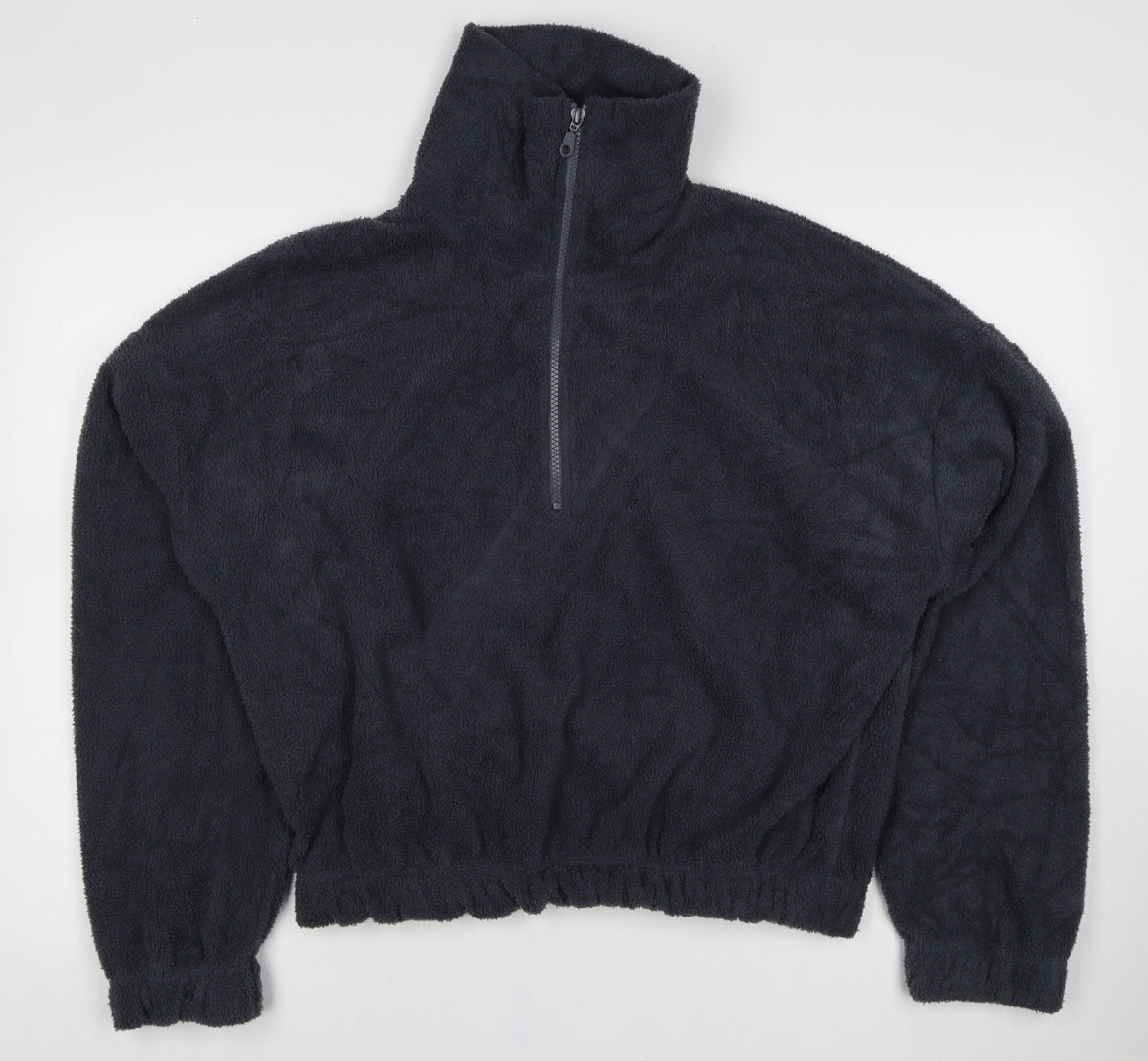 Urban Outfitters Women’s Black L Fleece Half Zip Pullover Sweatshirt