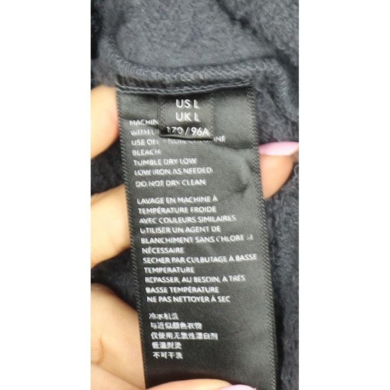 Urban Outfitters Women’s Black L Fleece Half Zip Pullover Sweatshirt