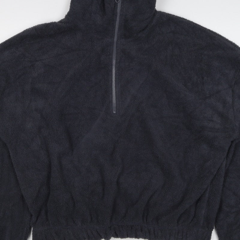 Urban Outfitters Women’s Black L Fleece Half Zip Pullover Sweatshirt