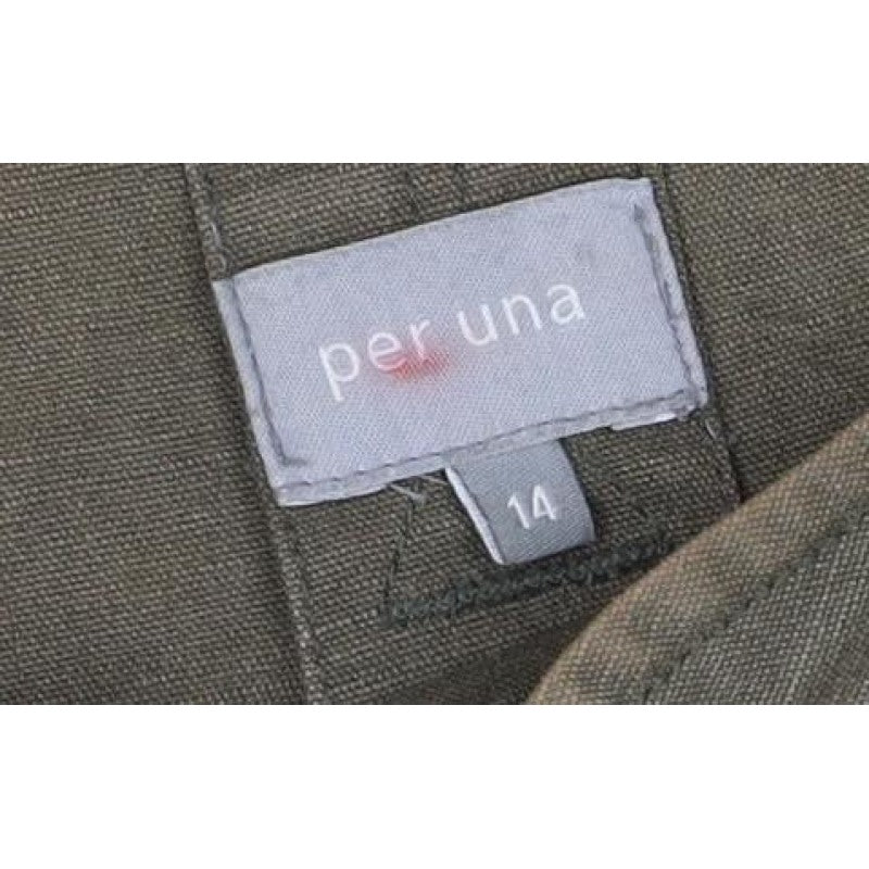 Per Una Women’s Green UK 14 Military Utility Button Jacket