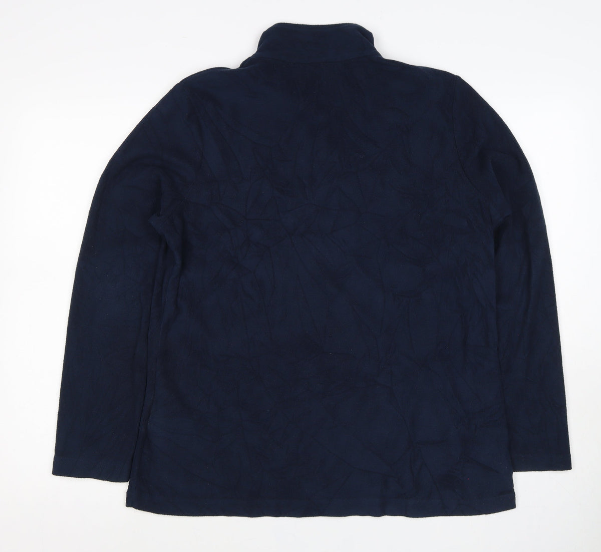 Regatta Womens Blue UK 14 1/4 Zip Fleece Pullover Sweatshirt