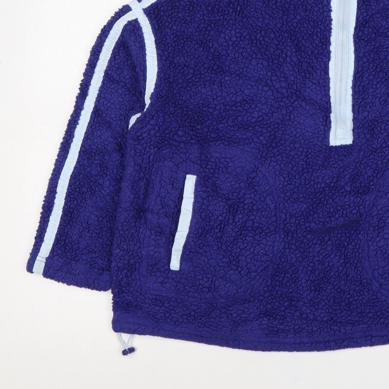Dunnes Women Purple M Sherpa Fleece Half Zip Sweatshirt