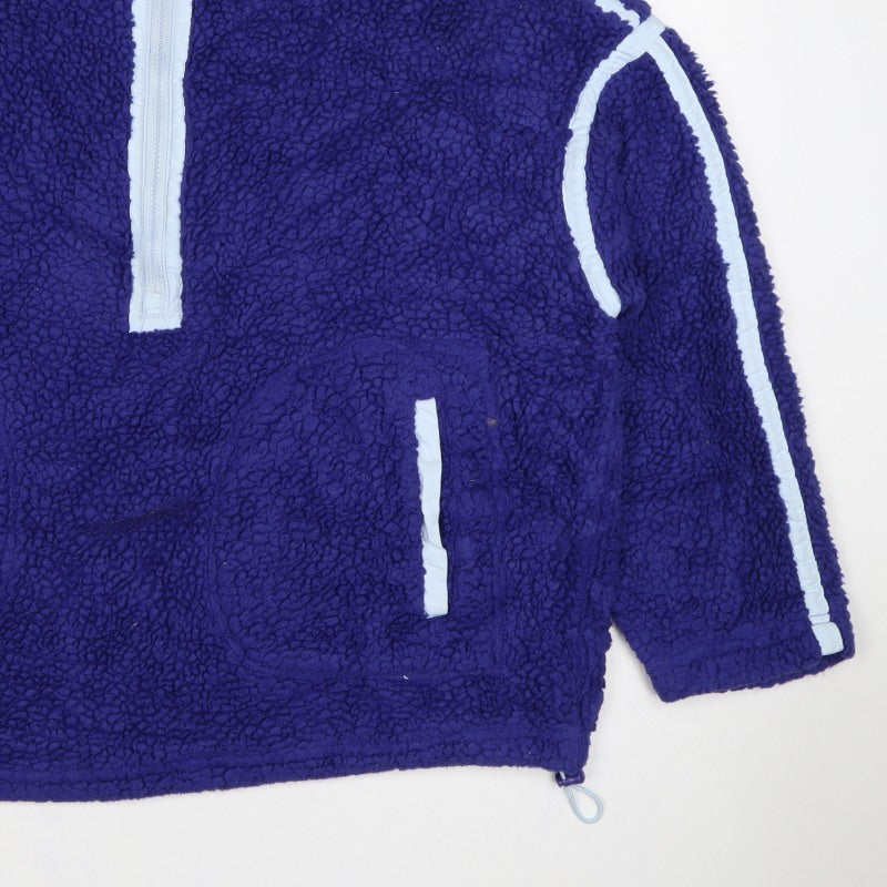 Dunnes Women Purple M Sherpa Fleece Half Zip Sweatshirt