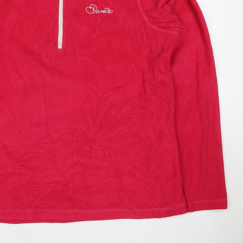 Dare2b Women’s Red UK 16 Fleece Half Zip Pullover Sweatshirt