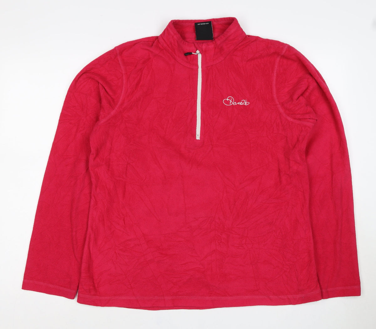 Dare2b Women’s Red UK 16 Fleece Half Zip Pullover Sweatshirt