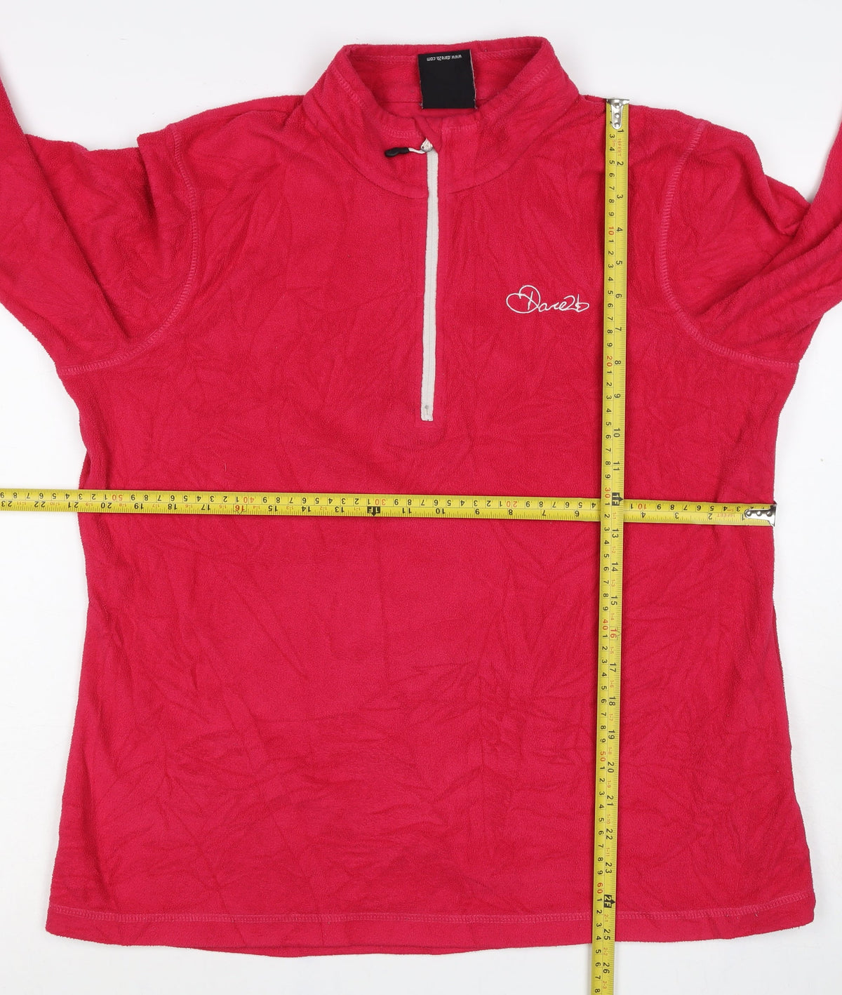 Dare2b Women’s Red UK 16 Fleece Half Zip Pullover Sweatshirt