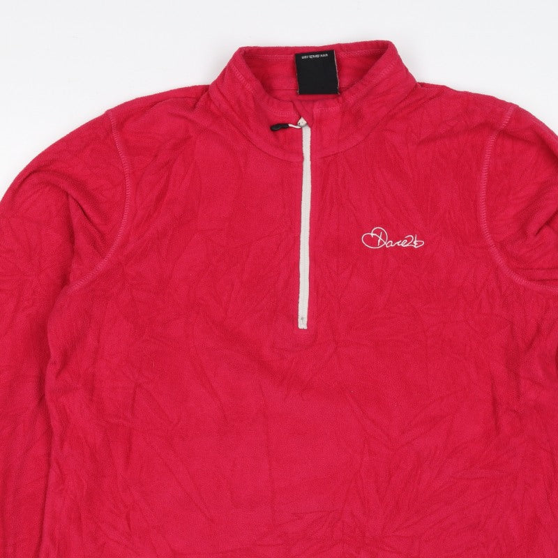 Dare2b Women’s Red UK 16 Fleece Half Zip Pullover Sweatshirt