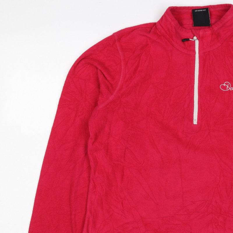 Dare2b Women’s Red UK 16 Fleece Half Zip Pullover Sweatshirt
