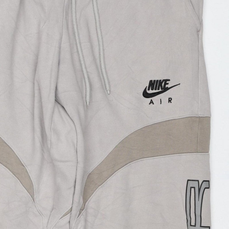 Nike Women Beige S Air French Terry Jogger Sweatpants Drawstring