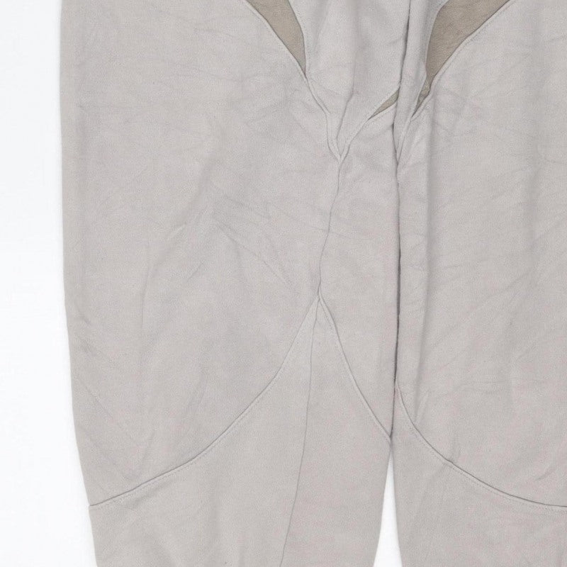 Nike Women Beige S Air French Terry Jogger Sweatpants Drawstring