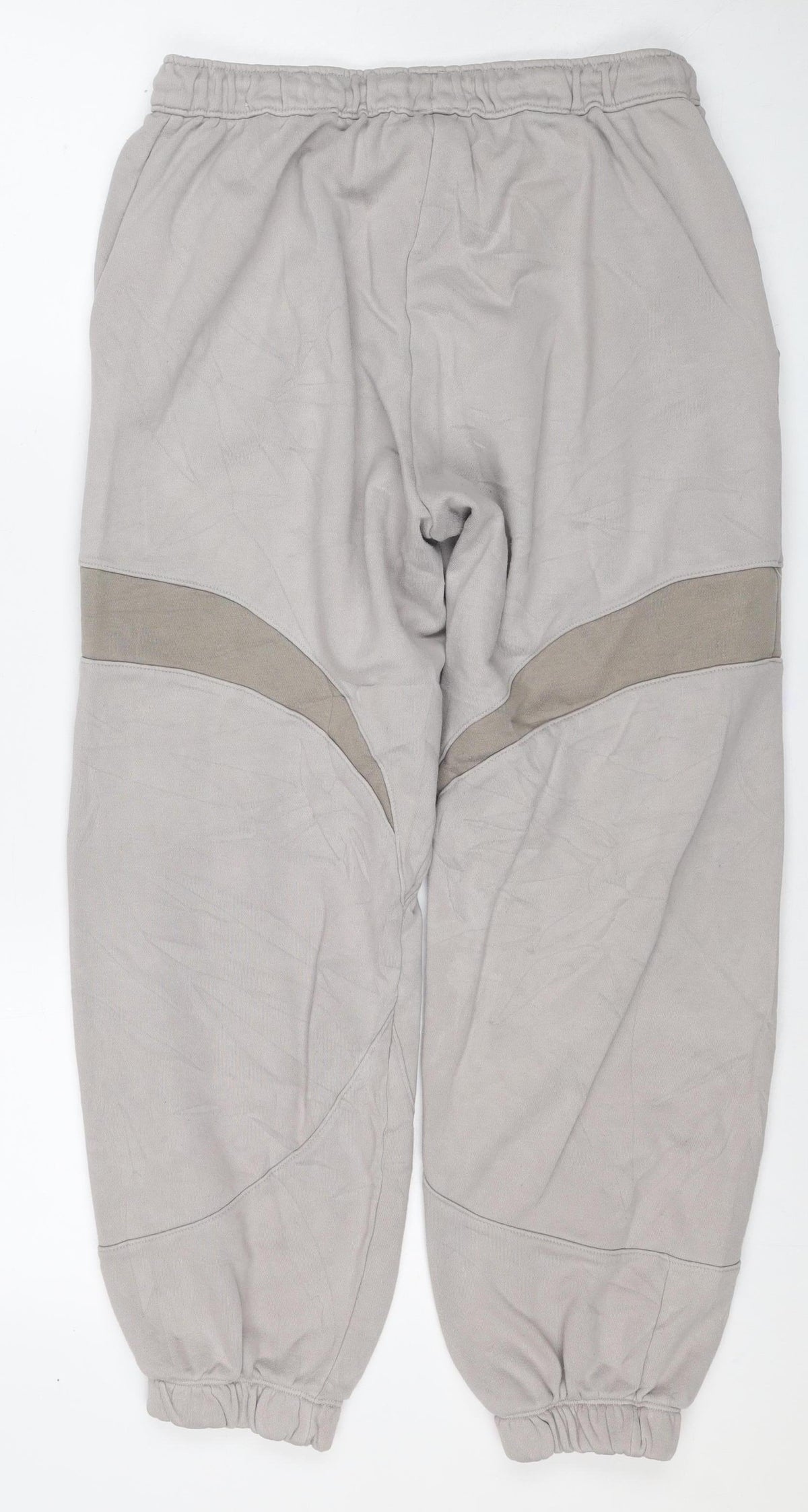 Nike Women Beige S Air French Terry Jogger Sweatpants Drawstring