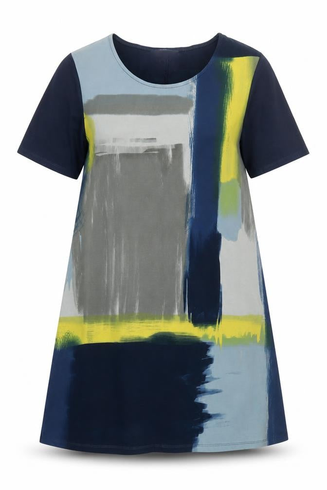 Braintree Women’s Blue Multicolour M Organic Cotton Shift Dress
