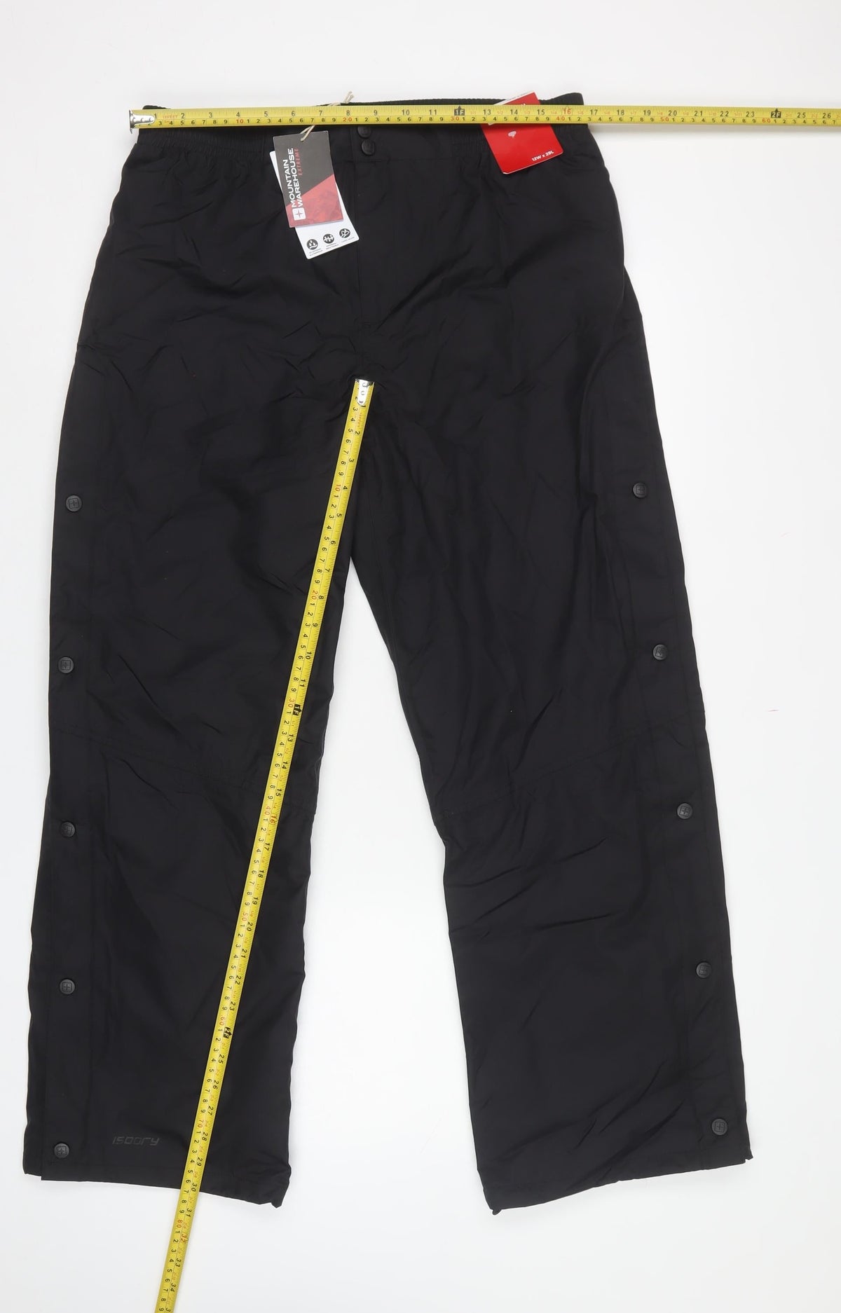 Mountain Warehouse Women Black UK 12 Snow Pants 29L Waterproof Isodry