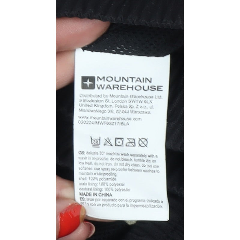 Mountain Warehouse Women Black UK 12 Snow Pants 29L Waterproof Isodry