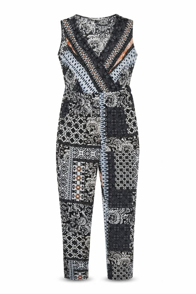 Wallis Petite Women’s Multicoloured UK 8 Patchwork Skinny Jumpsuit