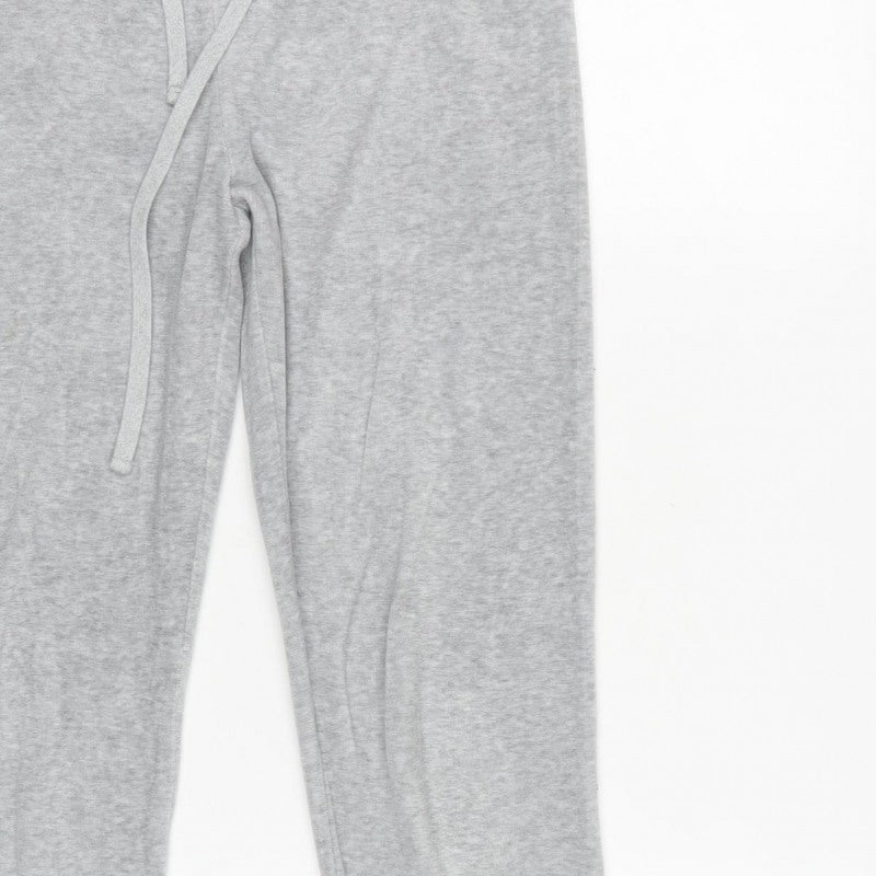 Juicy Couture Women Grey Size S Drawstring Cuffed Sweatpants Joggers