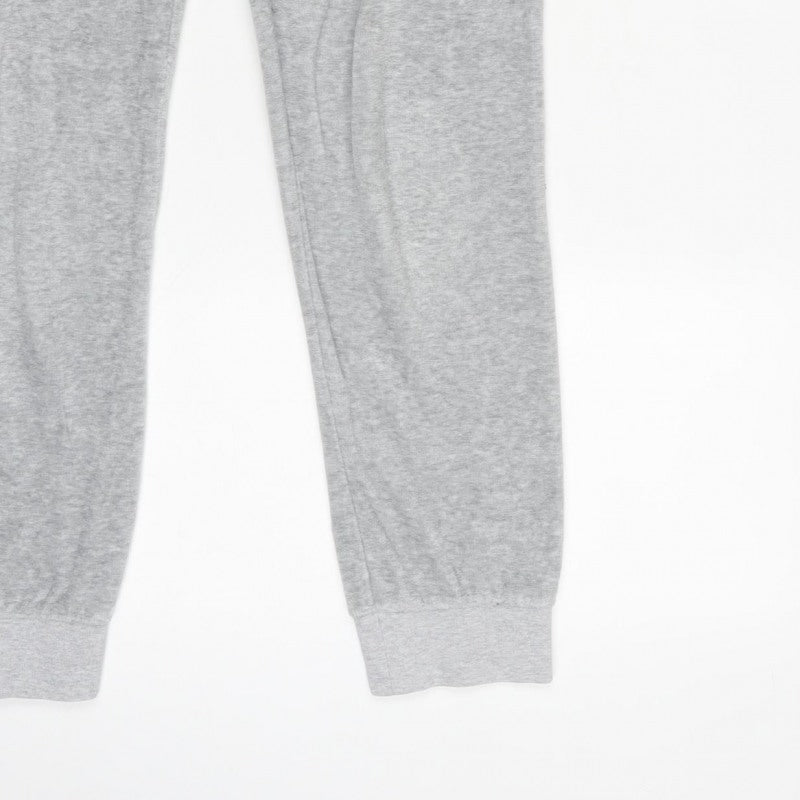 Juicy Couture Women Grey Size S Drawstring Cuffed Sweatpants Joggers