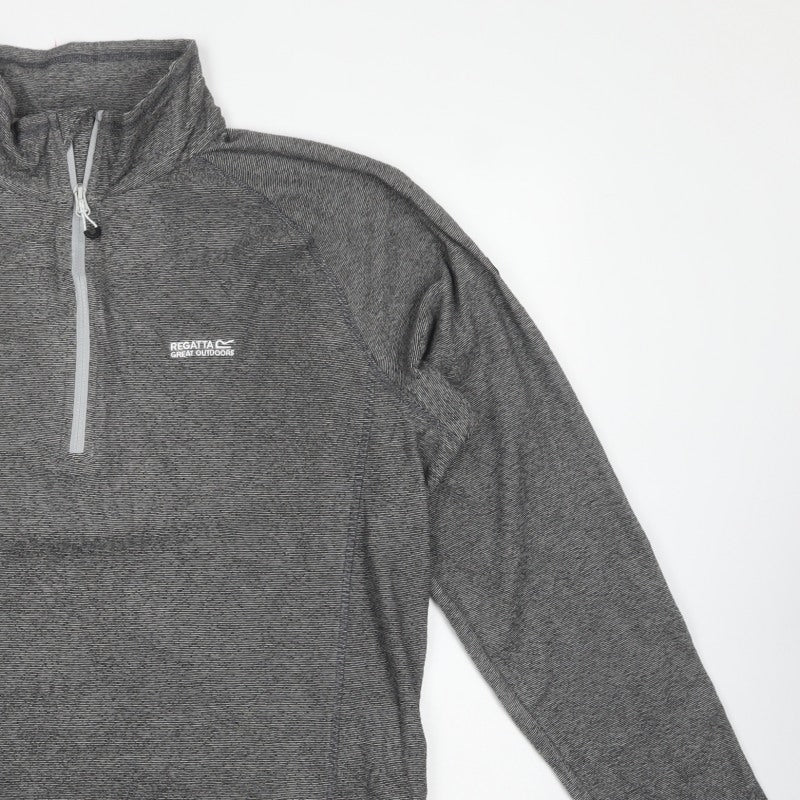 Regatta Men’s Grey XL 1/4 Zip Fleece Sweatshirt Outdoor Walking