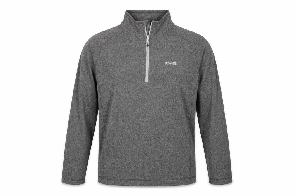 Regatta Men’s Grey XL 1/4 Zip Fleece Sweatshirt Outdoor Walking