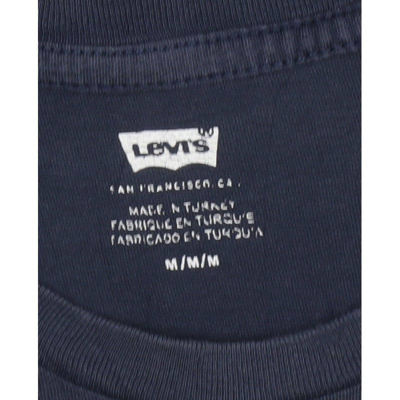 Levi's Men's Blue M Graphic Logo Crew Neck Short Sleeve T-Shirt