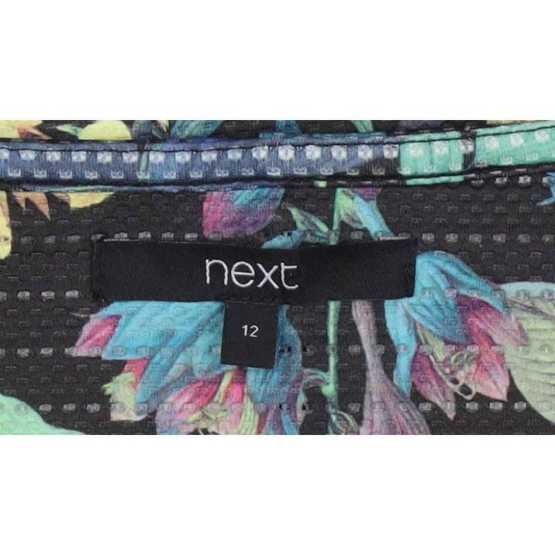 Next Women Multicoloured Floral Dolman Sleeve Blouse UK 12