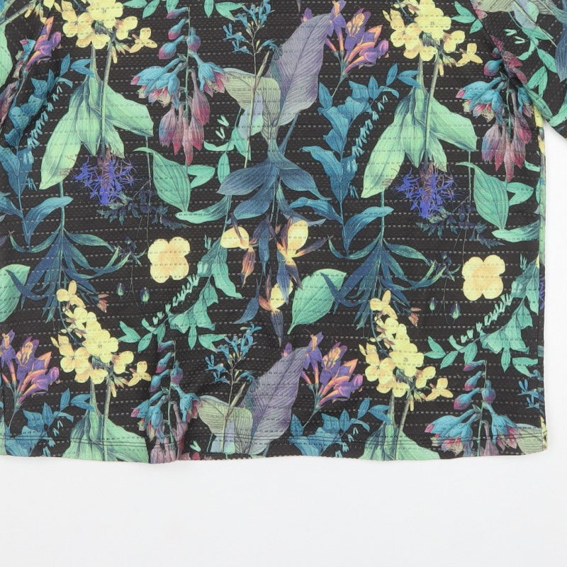 Next Women Multicoloured Floral Dolman Sleeve Blouse UK 12
