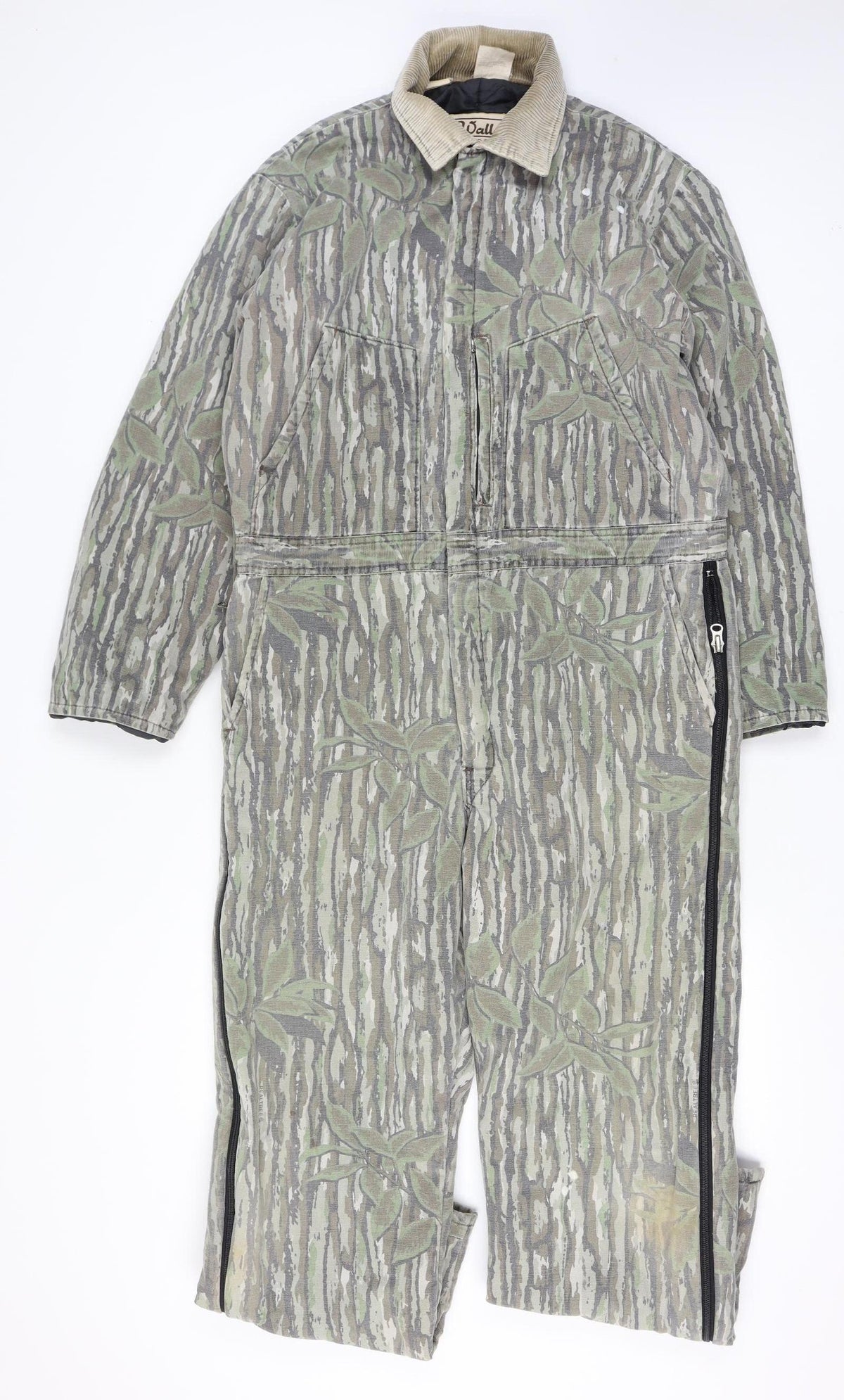 Walls Men’s Large Green Camo Blizzard Proof Insulated Suit