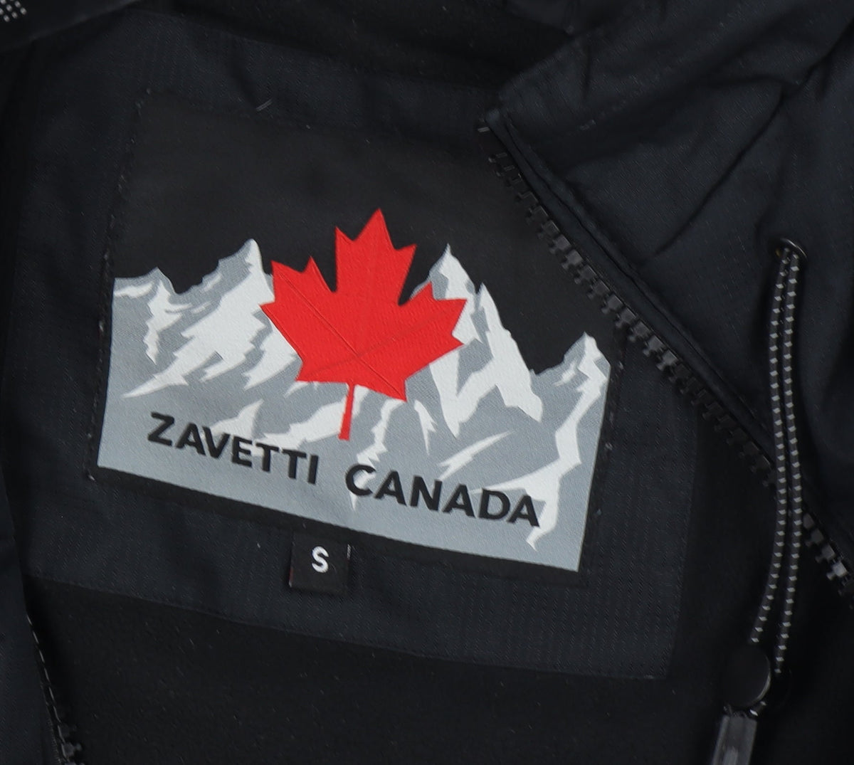 Zavettti Canada Men's Black S Hooded Insulated Puffer Jacket