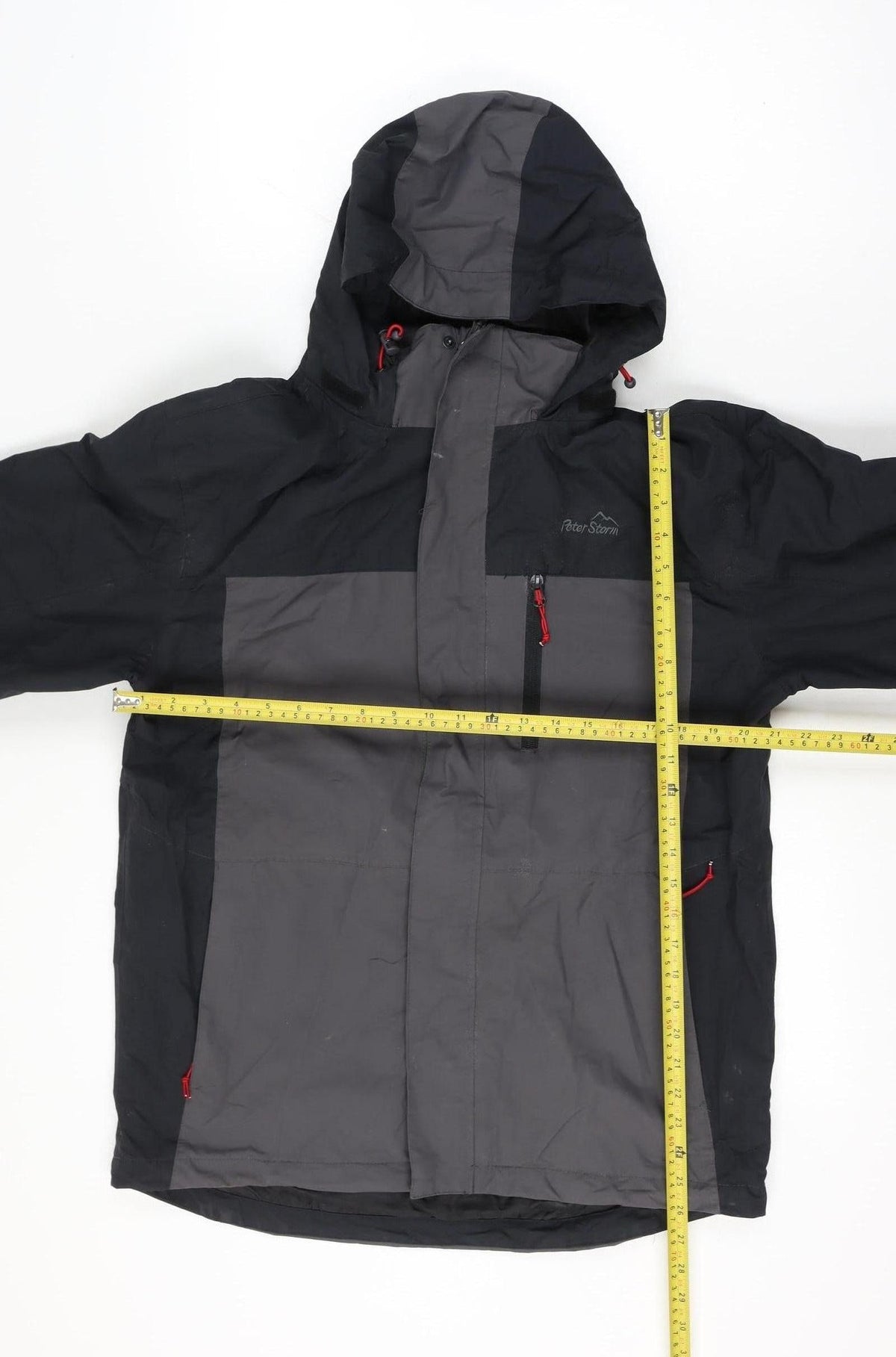 Peter Storm Women’s Black Grey M Hooded Outdoor Jacket Full Zip