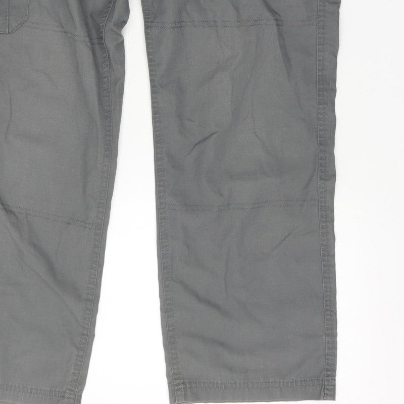 Craghoppers Men Grey 30in S Walking Trousers Cargo Pockets