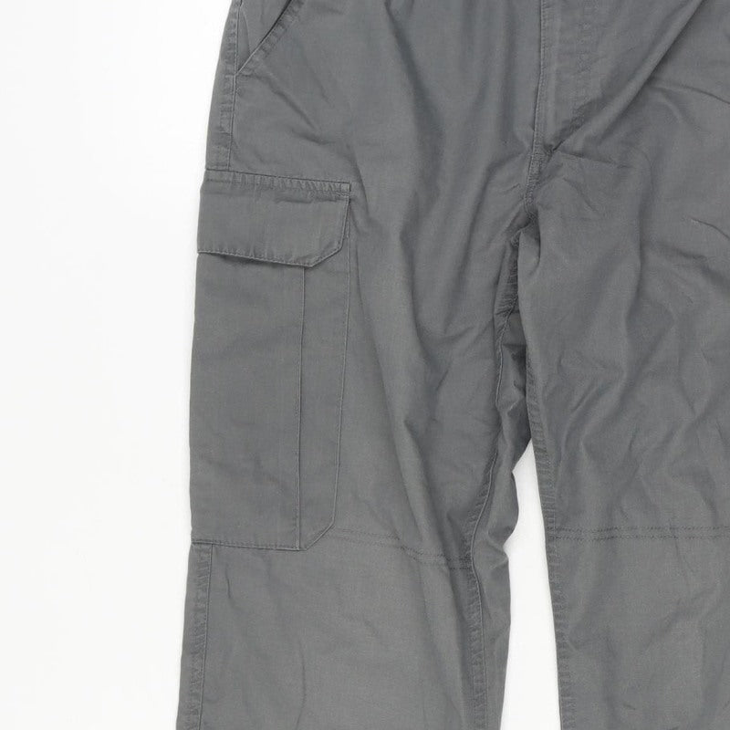 Craghoppers Men Grey 30in S Walking Trousers Cargo Pockets