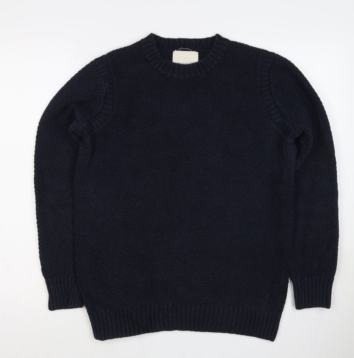 Frederik Andersen Copenhagen Women Blue M Cotton Bamboo Knit Jumper