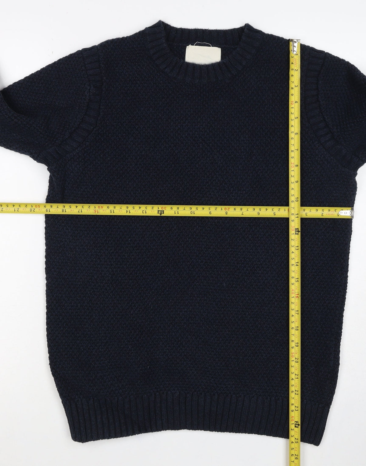 Frederik Andersen Copenhagen Women Blue M Cotton Bamboo Knit Jumper