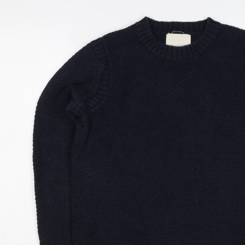 Frederik Andersen Copenhagen Women Blue M Cotton Bamboo Knit Jumper