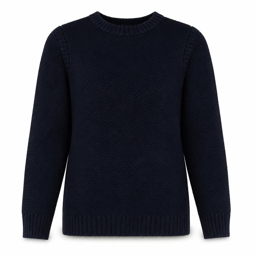 Frederik Andersen Copenhagen Women Blue M Cotton Bamboo Knit Jumper