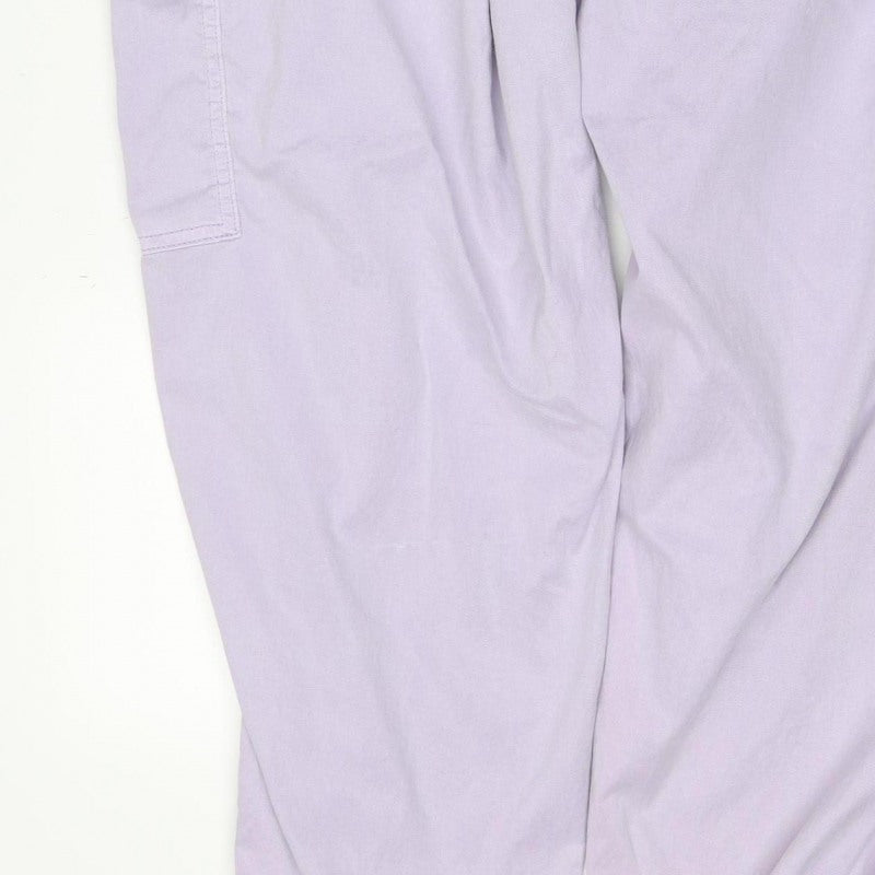 M&S Women’s Purple Size 12 Cargo Tapered Cuffed Trousers