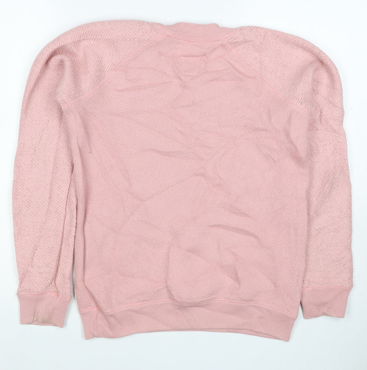Jack Wills Women’s Pink UK 8 Crew Neck Raglan Sleeve Pullover Jumper