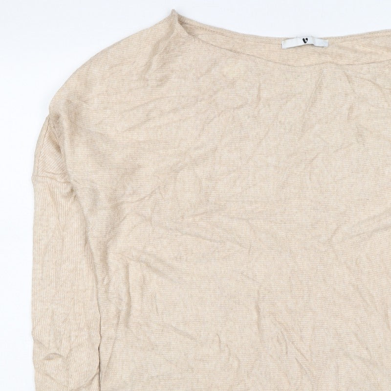 V by Very Women’s Beige Size 14 Lightweight Knit Pullover Jumper