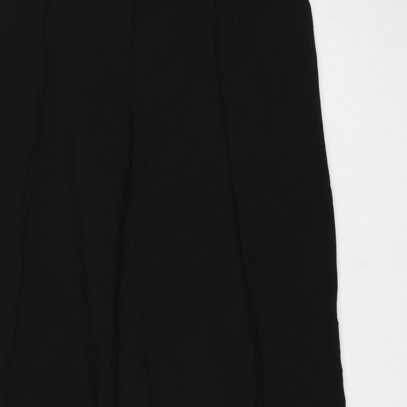 Next Women’s Black UK 14 Straight Leg Tailored Dress Trousers