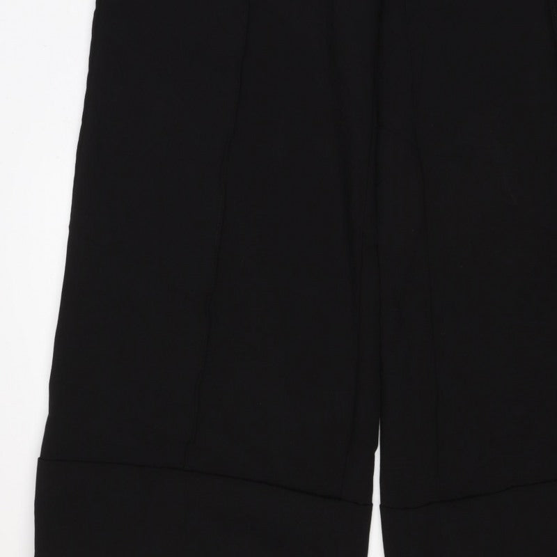 Next Women’s Black UK 14 Straight Leg Tailored Dress Trousers