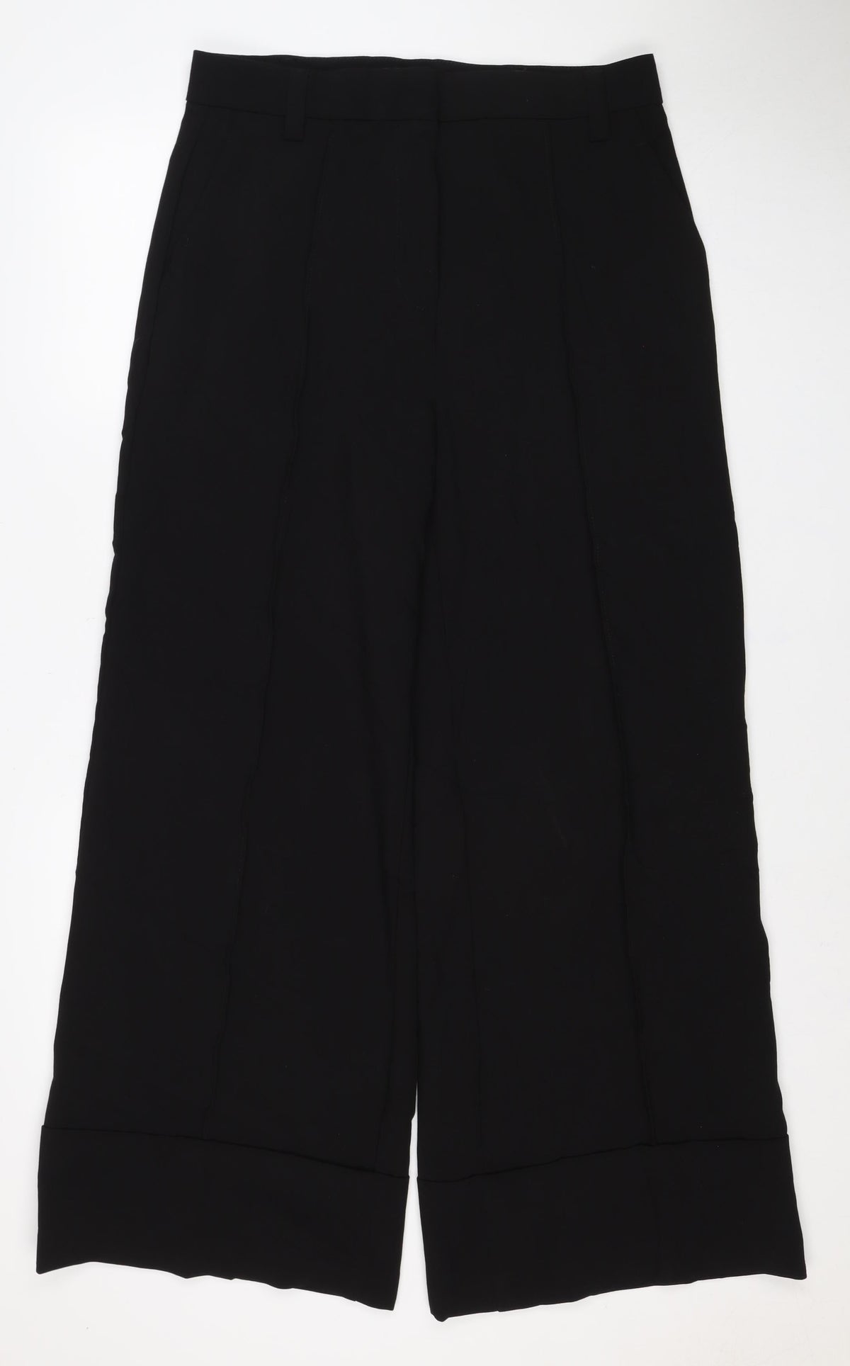 Next Women’s Black UK 14 Straight Leg Tailored Dress Trousers