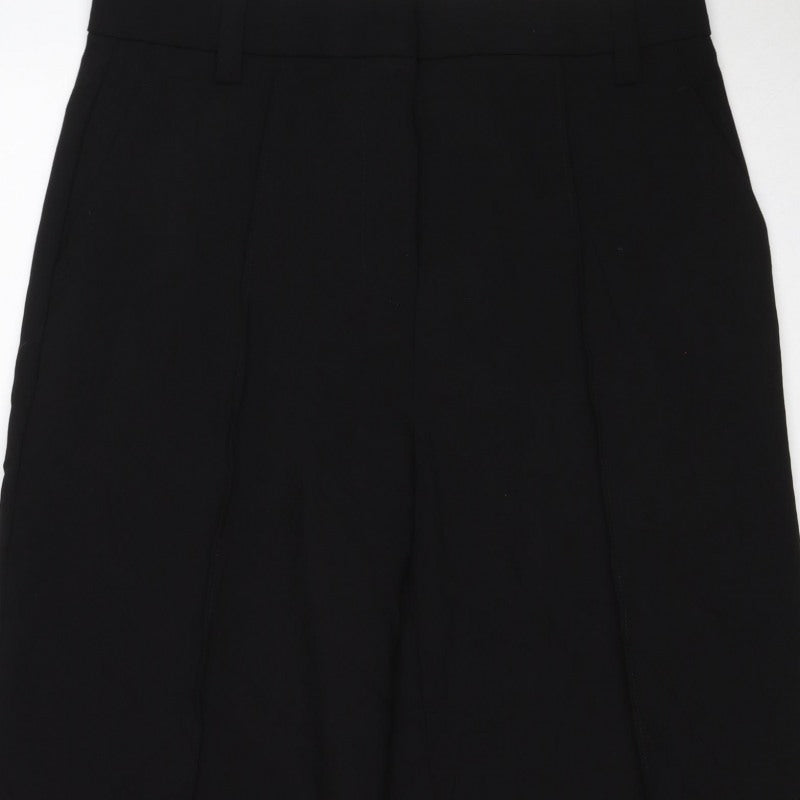 Next Women’s Black UK 14 Straight Leg Tailored Dress Trousers
