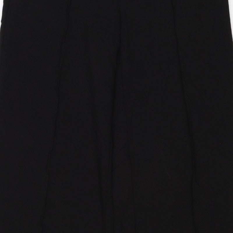 Next Women’s Black UK 14 Straight Leg Tailored Dress Trousers
